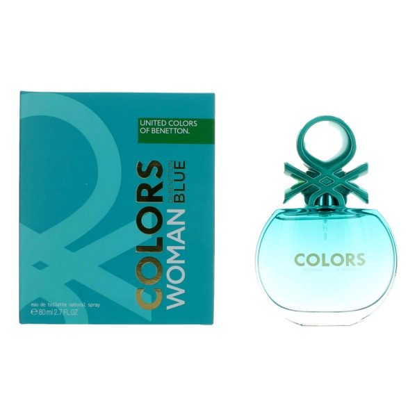 Colors De Benetton Blue by Benetton, 2.7 oz EDT Spray for Women