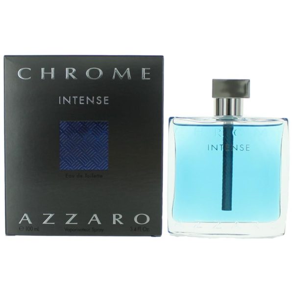 Chrome Intense by Azzaro, 3.4 oz EDT Spray for Men