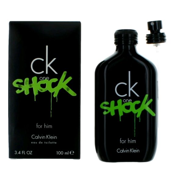 CK One Shock by Calvin Klein, 3.4 oz EDT Spray for Men