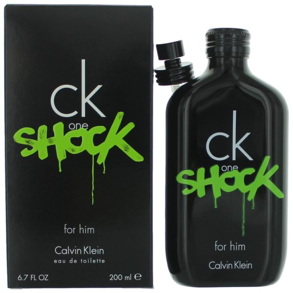 CK One Shock by Calvin Klein, 6.7 oz EDT Spray for Men