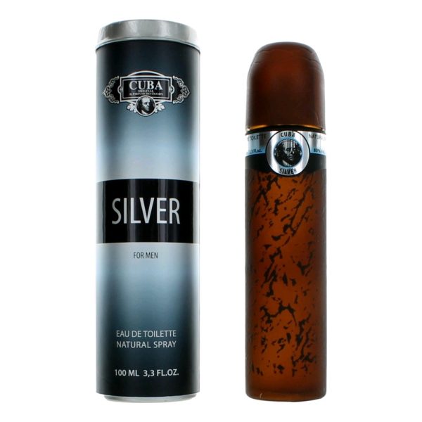 Cuba Silver by Cuba, 3.4 oz EDT Spray for Men