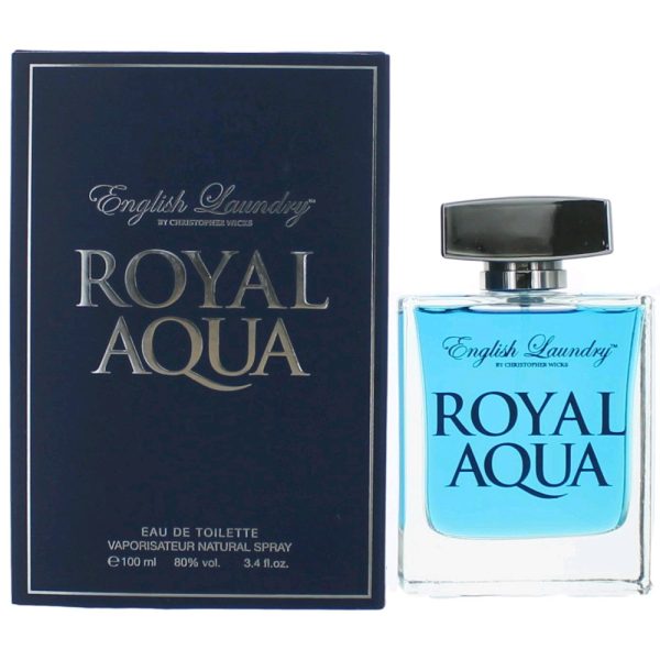 Royal Aqua by English Laundry, 3.4 oz EDT Spray for Men