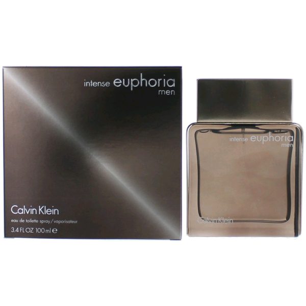 Euphoria Intense by Calvin Klein, 3.4 oz EDT Spray for Men