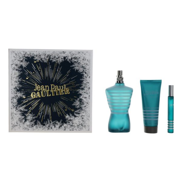 Jean Paul Gaultier Le Male by JPG, 3 Piece Gift Set for Men