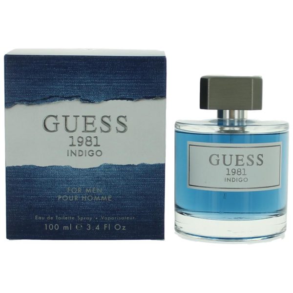 Guess 1981 Indigo by Guess, 3.4 oz EDT Spray for Men