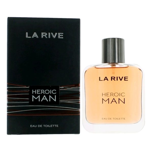 Heroic Man by La Rive, 3.4 oz EDT Spray for Men