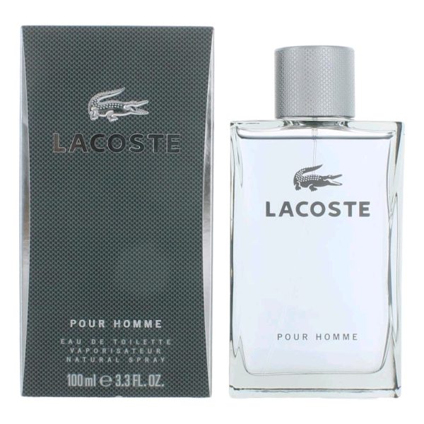 Lacoste Pour Homme by Lacoste, 3.3 oz EDT Spray for Men