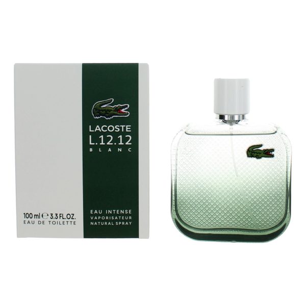 Lacoste L.12.12 Blanc Intense by Lacoste, 3.4 oz EDT Spray for Men