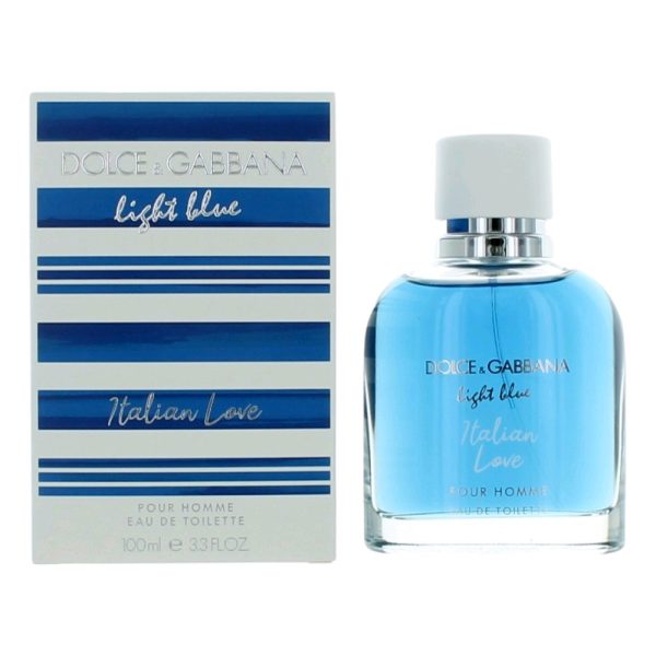 Light Blue Italian Love by Dolce & Gabbana, 3.3 oz EDT Spray for Men