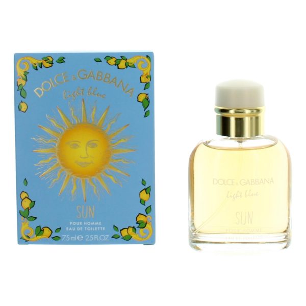 Light Blue Sun by Dolce & Gabbana, 2.5 oz EDT Spray for Men