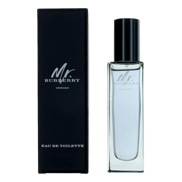 Mr. Burberry Indigo by Burberry, 1 oz EDT Spray for Men