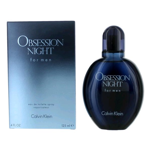 Obsession Night by Calvin Klein, 4 oz EDT Spray for Men