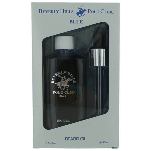 BHPC Blue by Beverly Hills Polo Club, 1.7 oz Beard Oil for Men