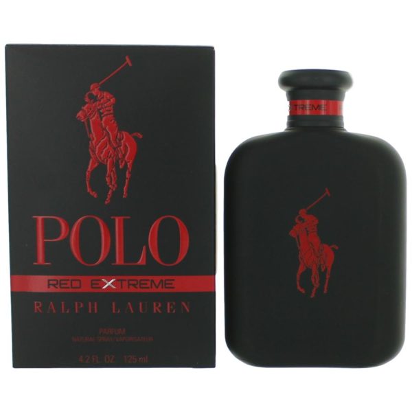 Polo Red Extreme by Ralph Lauren, 4.2 oz Parfum Spray for Men