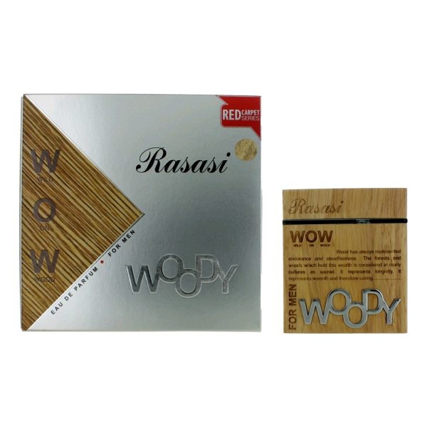 Woody by Rasasi, 2 oz EDP Spray for Men