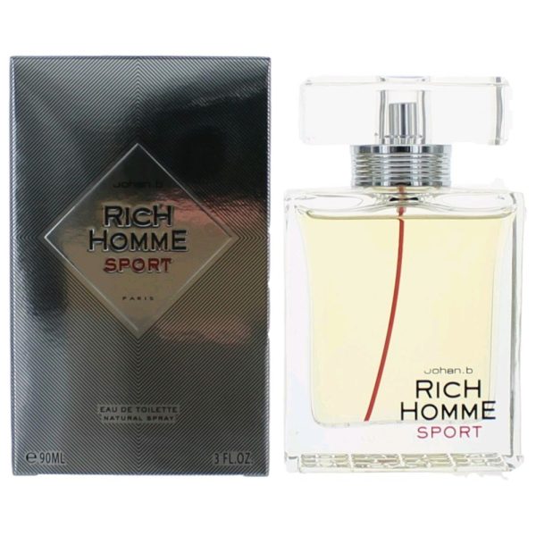 Rich Sport by Johan.b, 3 oz EDT Spray for Men