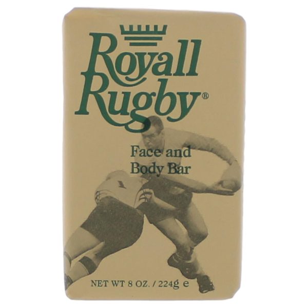 Royall Rugby by Royall Fragrances, 8 oz Face & Body Bar (Soap) for Men