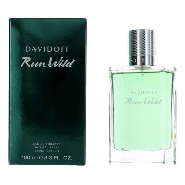 Run Wild by Davidoff, 3.3 oz EDT Spray for Men