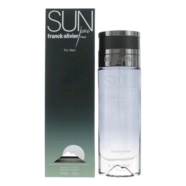 Sun Java by Franck Olivier, 2.5 oz EDT Spray for Men