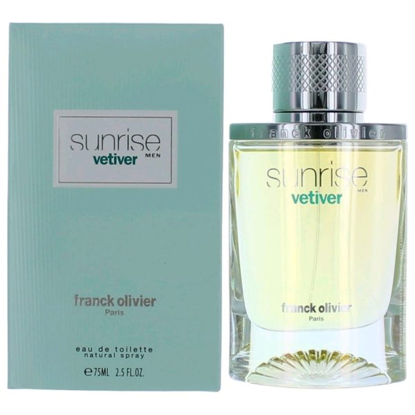 Sunrise Vetiver by Franck Olivier, 2.5 oz EDT Spray for Men