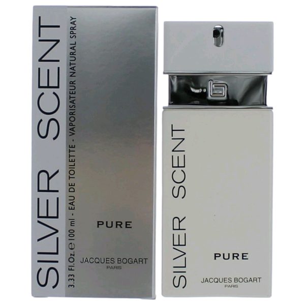 Silver Scent Pure by Jacques Bogart, 3.4 oz EDT Spray for Men