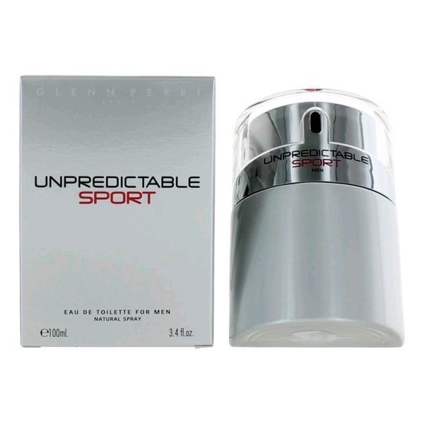 Unpredictable Sport by Glenn Perri, 3.4 oz EDT Spray for Men