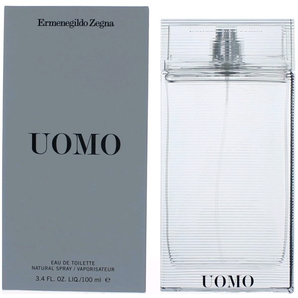 Zegna Uomo by Ermenegildo Zegna, 3.4 oz EDT Spray for Men