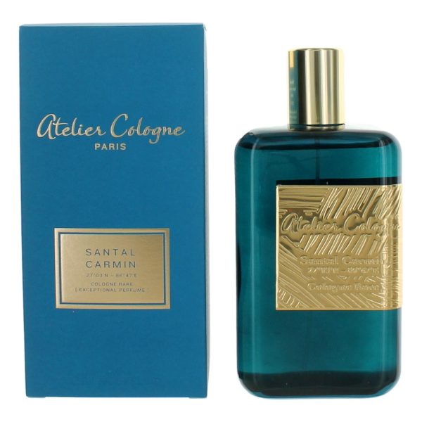 Santal Carmin Cologne Rare, 6.7oz Exceptional Perfume Spray for Unisex