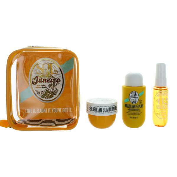 Bum Bum Jet Set by Sol De Janeiro, 3 Piece Gift Set