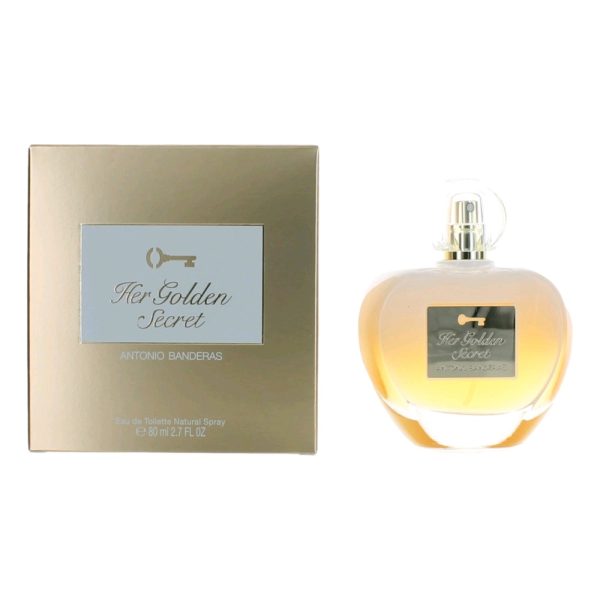 Her Golden Secret by Antonio Banderas, 2.7 oz EDT Spray for Women