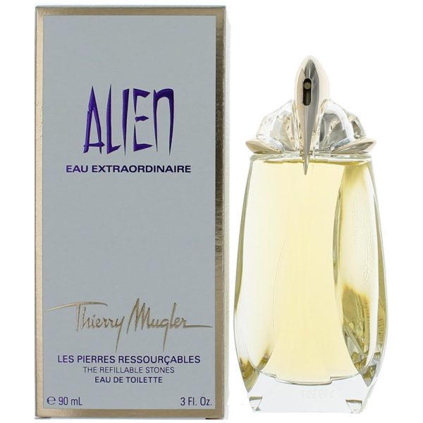 Alien Eau Extraordinaire by Thierry Mugler, 3oz EDT Refillable Spray women