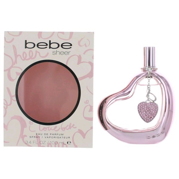 bebe Sheer by bebe, 3.4 oz EDP Spray for Women