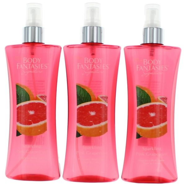 Sparkling Pink Grapefruit , 3 Pack 8oz Fragrance Body Spray women