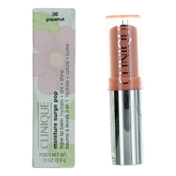 Clinque Moisture Surge Pop by Clinque, .13oz Triple Lip Balm - 06 Grapefruit