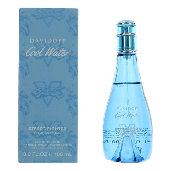 Cool Water Street Fighter Champion Edition by Davidoff, 3.3oz EDT Spray women