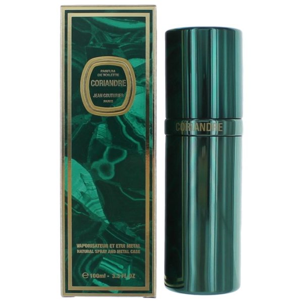 Coriandre by Jean Couturier, 3.3oz Parfum De Toilette Spray women (Metal Case)