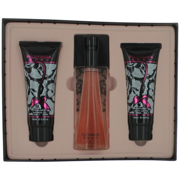 Fujiyama Sexy by Parfum Fujiyama, 3 Piece Gift Set for Women