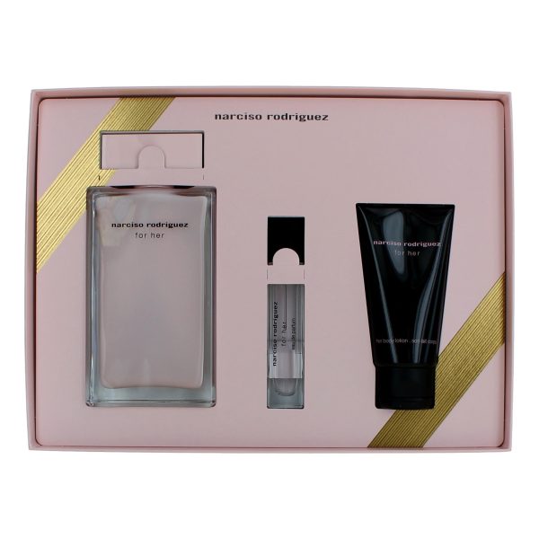 Narciso Rodriguez by Narciso Rodriguez, 3 Piece Gift Set for Women