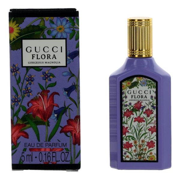 Flora Gorgeous Magnolia by Gucci, .16 oz EDP Splash for Women