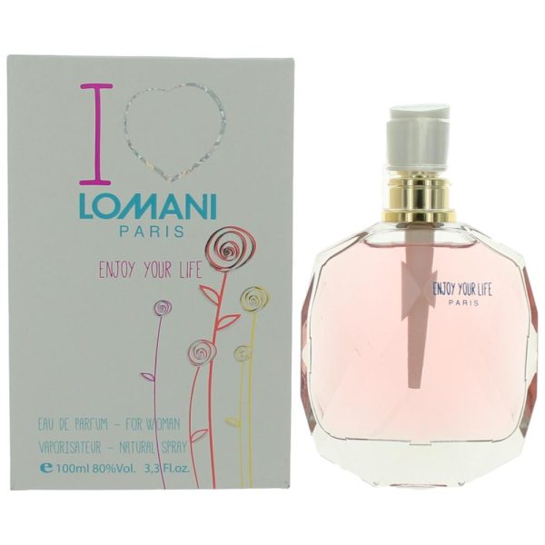 I Love Lomani Enjoy Your Life by Lomani, 3.3 oz EDP Spray for Women