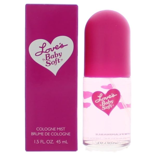 Loves Baby Soft by Dana, 1.5 oz Cologne Mist for Women