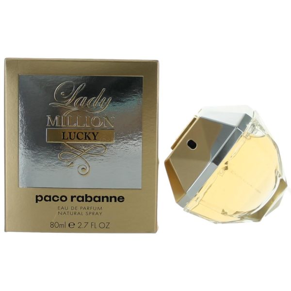 Lady Million Lucky by Paco Rabanne, 2.7 oz EDP Spray for Women