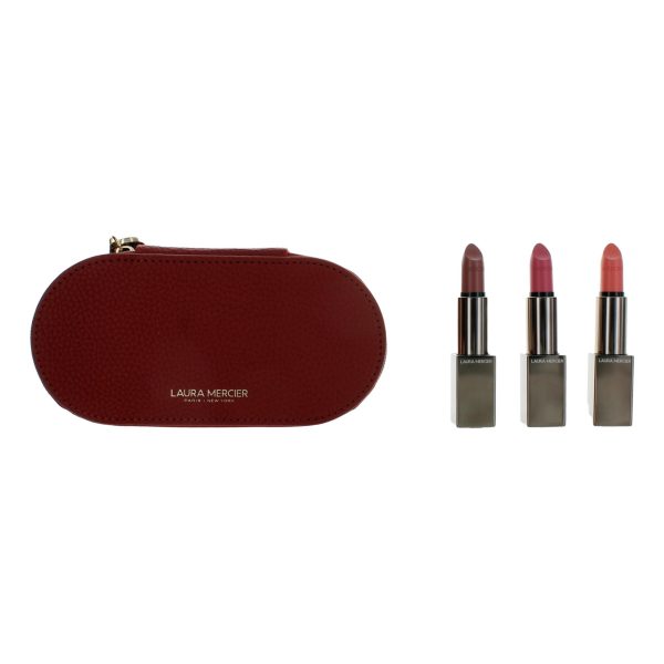 Laura Mercier by Laura Mercier, 3 Piece Creme Lipstick Set