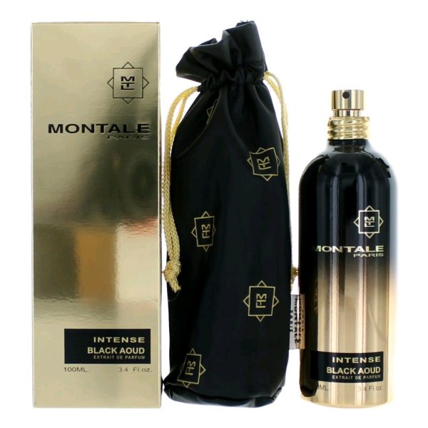 Montale Intense Black Aoud by Montale, 3.4oz Extrait De Parfum Spray for Unisex