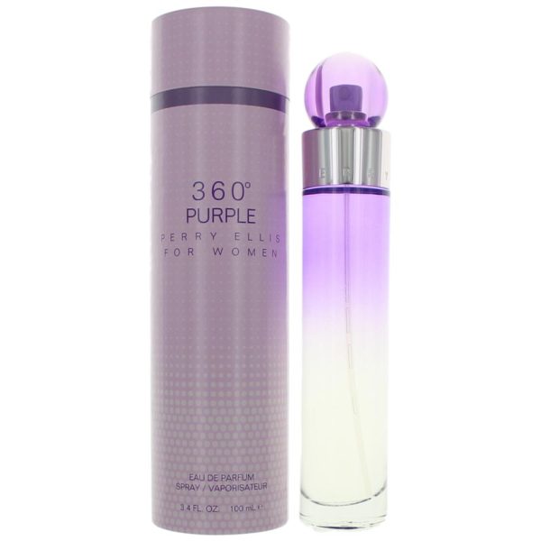 Perry Ellis 360 Purple by Perry Ellis, 3.4 oz EDP Spray for Women