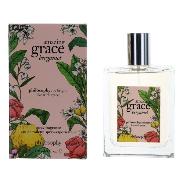 Amazing Grace Bergamot by Philosophy, 4 oz EDT Spray for Women