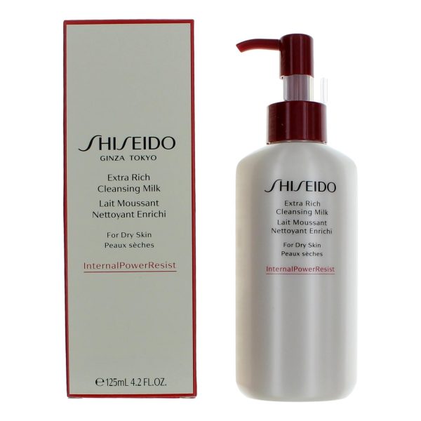 Shiseido Extra Rich Cleansing Milk by Shiseido, 4.2 oz Facial Cleanser