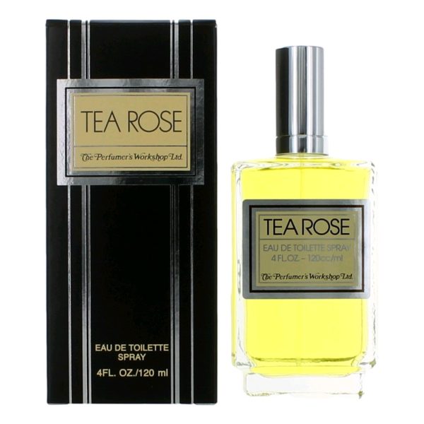 Tea Rose by Perfumer's Workshop, 4 oz EDT Spray for Women