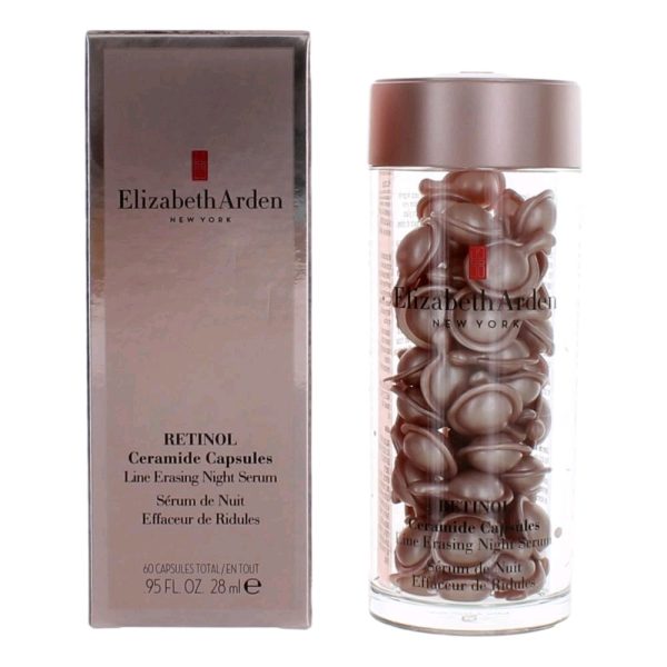 Retinol by Elizabeth Arden, 60 Ceramide Capsules Line Erasing Night Serum women