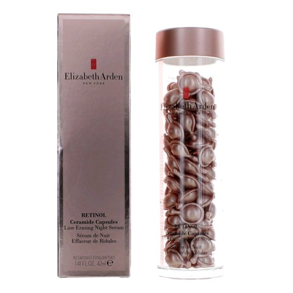 Retinol by Elizabeth Arden, 90 Ceramide Capsules Line Erasing Night Serum women